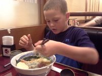 20160826 190911  But they can still use chopsticks. Not too tired for ramen!