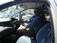 DSC 0199  Dave driving our new car!