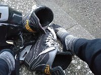 DSC 0639  I got my skates out and skated - felt great to be on them! I still had my breeches on from riding...