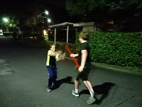 DSC 0684  Boys really enjoy sword fighting - these are broom handles.